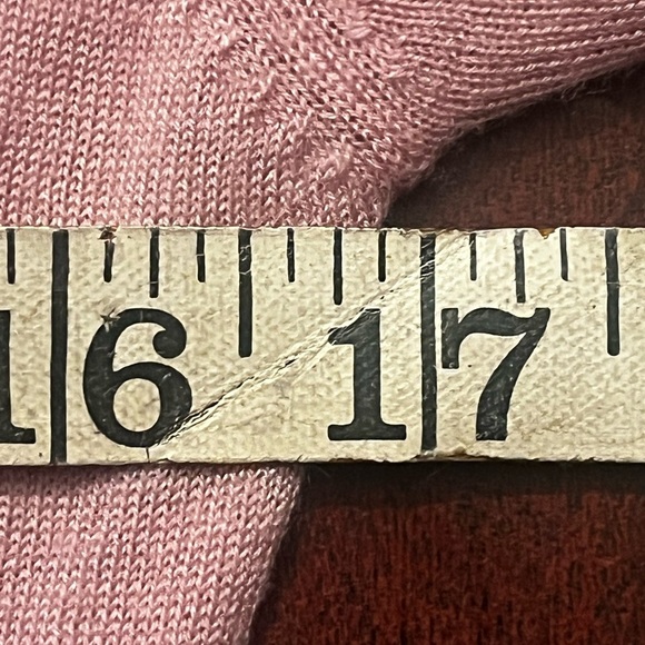 MICHAEL STARS Vivian Surplice 100% Cashmere Sweater In Pink One Size Women - Picture 9 of 10